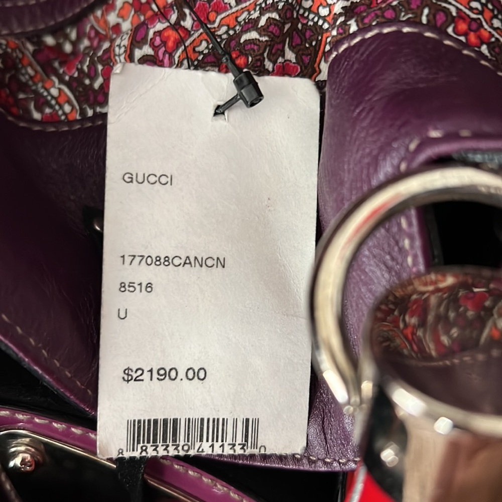Gucci velvet tote - Picture 9 of 9